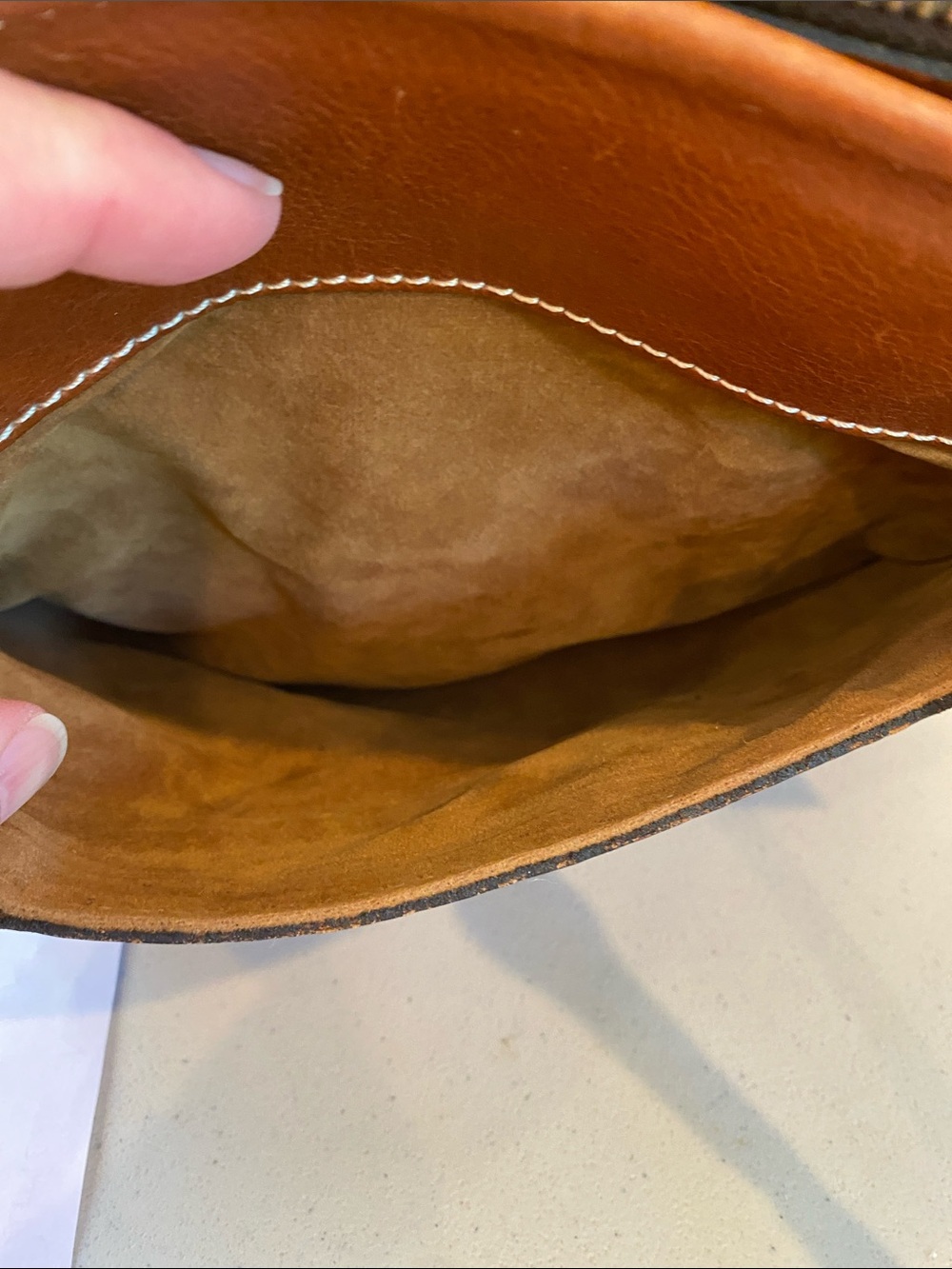Patricia Nash Brown Tooled Floral Paris Satchel - Picture 5 of 11
